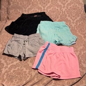 Lot Of 4 Girl Shorts 4T Mix Brands Toddlers Pre-Owned